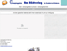 Tablet Screenshot of campingplaetze-cuxhaven.de